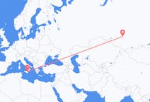 Flights from Kemerovo, Russia to Catania, Italy