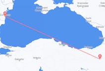 Voli da Costanza, Romania ad Erzurum, Turchia