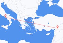 Flyreiser fra Gaziantep, til Napoli