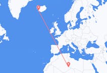 Flyreiser fra Djanet, Algerie til Reykjavik, Island