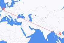 Flights from Buriram Province, Thailand to Brussels, Belgium