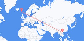 Flights from Vietnam to Faroe Islands