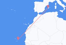 Flyreiser fra Boa Vista, Kapp Verde til Palma, Spania