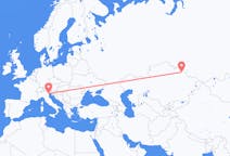 Flyreiser fra Pavlodar, Kasakhstan til Venezia, Italia
