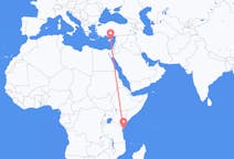Flyreiser fra Pemba, Tanzania til Larnaka, Kypros