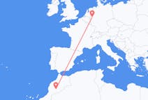 Flyreiser fra Quarzazate, Marokko til Duesseldorf, Tyskland
