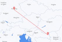 Flights from Nuremberg, Germany to Osijek, Croatia