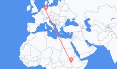 Flyg från Gambela, Etiopien till Kassel, Tyskland