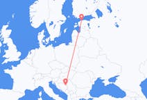 Flyreiser fra Tallinn, til Tuzla