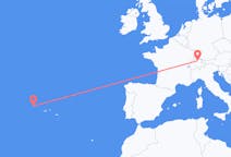 Flights from Zürich, Switzerland to Flores Island, Portugal