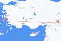 Fly fra Ikaria til Şanlıurfa