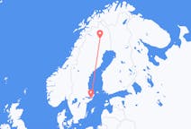 Lennot Tukholmasta, Ruotsi Gällivarelle, Ruotsi