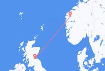 Рейсы из Сандан, Норвегия в Эдинбург, Шотландия