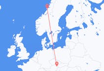 Loty z miasta Rørvik do miasta Wiedeń