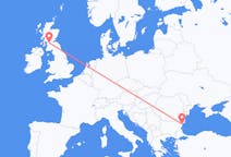 Flights from Varna to Glasgow