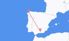 Loty z miasta A Coruña do miasta Granada