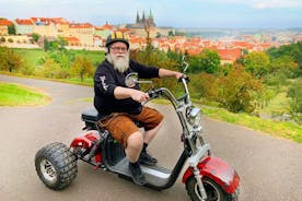 Geweldige elektrische trike-tour door Praag, inclusief live gids