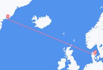 Flights from Aarhus, Denmark to Kulusuk, Greenland