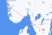 Loty z Vaxjo, Szwecja do Bergen, Norwegia