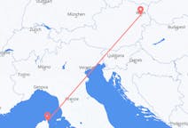 Flights from Bastia, France to Vienna, Austria