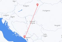 Flyreiser fra Debrecen, til Tivat