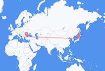 Flyreiser fra Yamagata, Japan til Istanbul, Tyrkia