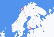 Voli da Tallin, Estonia a Narvik, Norvegia
