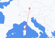 Flyg från München, Tyskland till Olbia, Italien