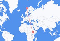 Flights from Eldoret, Kenya to Sandnessjøen, Norway
