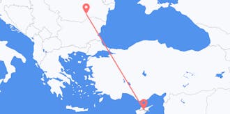 Flights from Cyprus to Romania