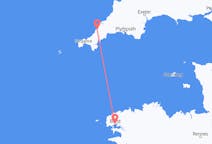Flights from Brest, France to Newquay, the United Kingdom