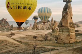 Luftballonture i Kappadokien over Goreme med afhentning