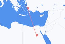 Flyg från Asyut, Egypten till Bodrum, Turkiet