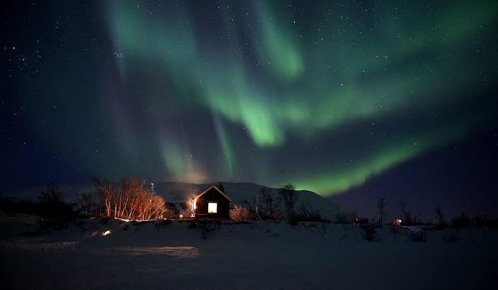 The Longest Northern Lights Tour in Abisko with Dinner