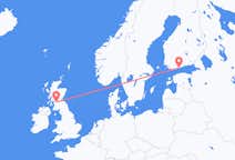 Flyreiser fra Glasgow, til Helsingfors