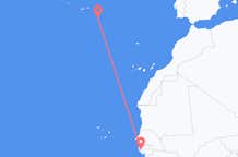 Flyg från Ziguinchor, Senegal till Santa Maria, Kap Verde, Portugal