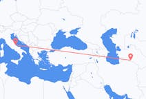 Vluchten van Asjchabad, Turkmenistan naar Pescara, Italië