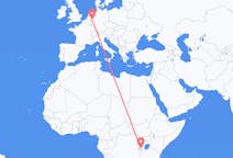 Flyreiser fra Kigali, Rwanda til Düsseldorf, Tyskland