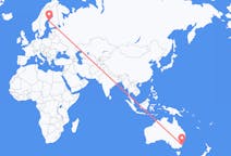 Flyrejser fra Moruya, Australien til Vasa, Finland