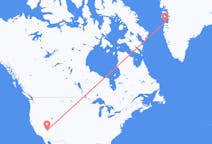 Flyreiser fra Las Vegas, USA til Aasiaat, Grønland