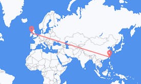 Flyrejser fra Taiwan til Nordirland