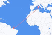 Flyreiser fra São Luís, Brasil til Cagliari, Italia