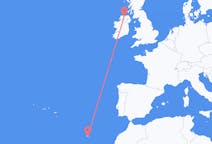 Lennot Derryltä, Pohjois-Irlanti Funchaliin, Portugali