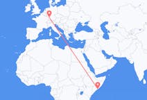 Flights from Mogadishu to Karlsruhe