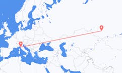 Flights from Novokuznetsk, Russia to Pisa, Italy