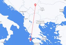 Vluchten van Niš, Servië naar Zakynthos-eiland, Griekenland