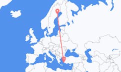 Flights from Skellefteå, Sweden to Kalymnos, Greece