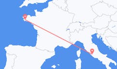 Flights from Quimper, France to Rome, Italy