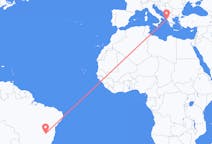Flights from Montes Claros, Brazil to Corfu, Greece