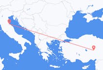 出发地 土耳其開塞利目的地 意大利里米尼的航班